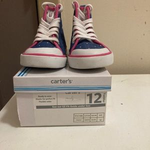 Carter’s rainbow sneakers size 1